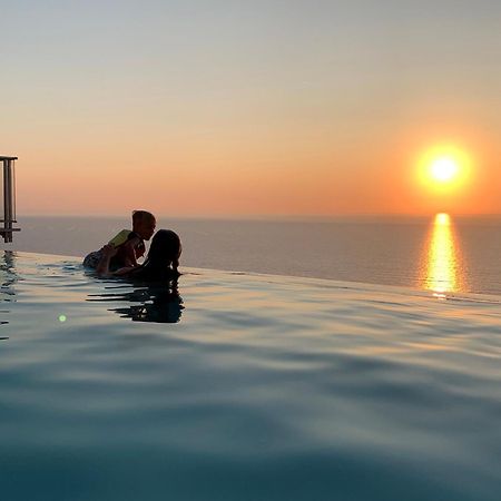 Kathisma Bay Villas - Luxury Villas - Villa Helios Kalamítsi Exteriör bild