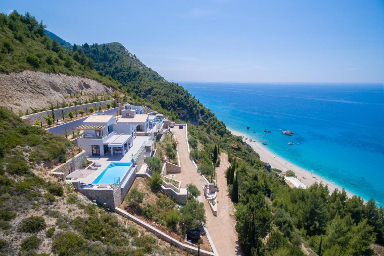 Kathisma Bay Villas - Luxury Villas - Villa Helios Kalamítsi Exteriör bild